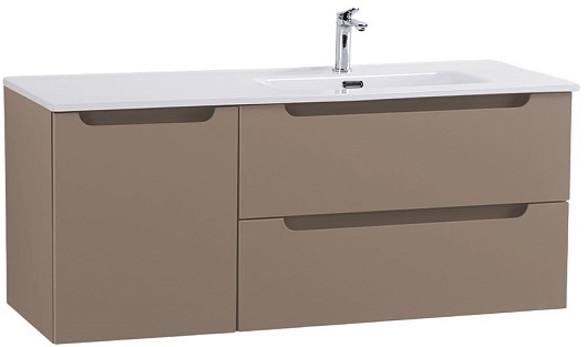 BelBagno Тумба с раковиной Etna 120 R подвесная бежевая матовая – картинка-3