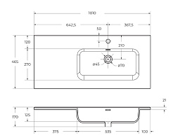 BelBagno Мебель для ванной Kraft 100 R подвесная Rovere Nebrasca Nature – фотография-19