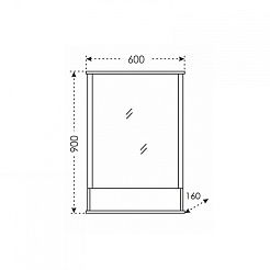 СанТа Мебель для ванной Марс 65 – фотография-7