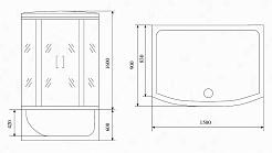 Timo Душевой бокс T-7750 – фотография-4