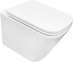Azario Унитаз подвесной Armonia AZ-2403 безободковый белый