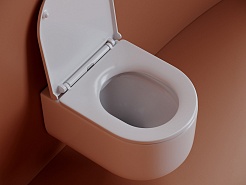 Ceramicanova Подвесной унитаз Ulma Rimless с системой инсталляции Balance кнопка Square черный матовый – фотография-7