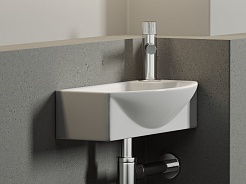 Ceramicanova Раковина Element 45/22 CN6038L белая – фотография-8