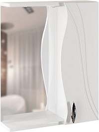 Mixline Зеркало-шкаф Лима 55 R белый – фотография-2