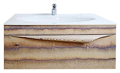 Clarberg Тумба с раковиной "Папирус Вуд Т10/W" – фотография-1