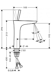Hansgrohe Смеситель PuraVida 15081000 для раковины – фотография-4