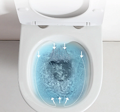 Ceruttispa Унитаз подвесной Sella Aria MW CT9161 белый матовый – фотография-7