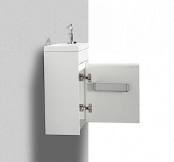 BelBagno Тумба с раковиной PIETRA MINI 400 R Bianco Lucido – фотография-7