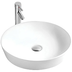 Aquatek Накладная раковина Европа 41 AQ5558-00 белая – фотография-1