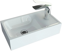 Mixline Тумба с раковиной Мини 40 L белая – фотография-7