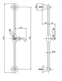 Cezares Душевой гарнитур ELITE-SD-01-M – фотография-2