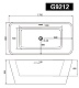 Gemy Акриловая ванна G9212 – фотография-8