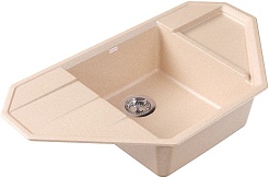 Dr. Gans Мойка кухонная Крона 910 угловая латте – фотография-2