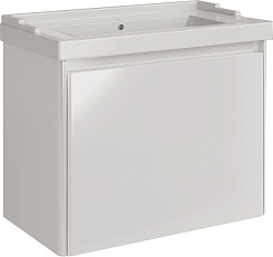 ASB-Mebel Тумба под раковину Бьянка 80 подвесная белая – фотография-1