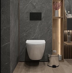 Teymi Унитаз подвесной Lina Pro Vortex Торнадо безободковый T40112 – фотография-6