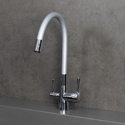 Lemark Смеситель для кухни Comfort LM3075C-Silver серебро/хром – фотография-2