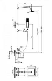 BelBagno Душевая система Romano ROMANO-VSCM-CRM хром – фотография-2