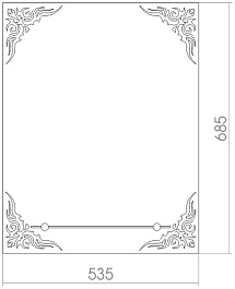 Mixline Зеркало Шарм Готика 53.5 – фотография-2