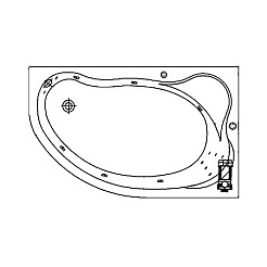Kolpa San  Акриловая ванна Amadis NEW L OPTIMA – фотография-3