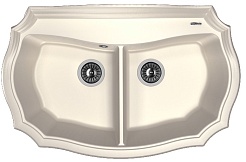 Florentina Мойка гранитная Эмилия 870 жасмин – фотография-1