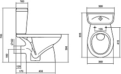 Santek Унитаз-Компакт Анимо 1WH110035 – фотография-8