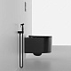 Ceruttispa Унитаз подвесной Tanaro Aria MB CT9238 черный матовый – фотография-15