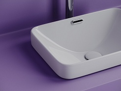 Ceramicanova Мебельная раковина Element 46 CN6078 белая – фотография-4