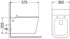 Ceruttispa Унитаз подвесной C-370C – фотография-13