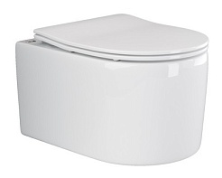 Ceramicanova Подвесной унитаз Moments Rimless CN3003 белый – фотография-1