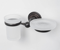 WasserKRAFT Держатель стакана и мыльницы "Isar K-7326" – фотография-2