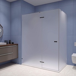 RGW Душевой уголок Stilvoll SV-040 120x80 профиль хром стекло матовое сатинат – фотография-2