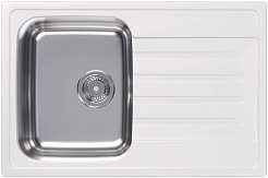 Dr. Gans Мойка кухонная Дуэт 760 белая – фотография-1