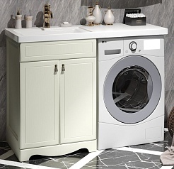 Opadiris Мебель для ванной Клио 120 L слоновая кость – фотография-7