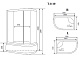 Timo Душевая кабина T-1110 P  L – фотография-4