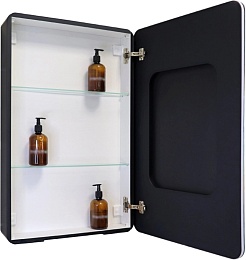 Mixline Зеркальный шкаф Аккорд Асти 56 R белый – фотография-3