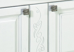 ASB-Woodline Тумба с раковиной Модена 85 белый, массив ясеня – фотография-5