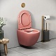 Grossman Унитаз подвесной Color GR-4455PIMS розовый матовый – картинка-19