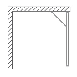 Roltechnik Душевая стенка HBB/1000 – фотография-3