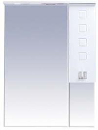 Misty Зеркальный шкаф Эллада 75 белый R – фотография-1