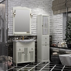 Opadiris Зеркало для ванной Тибет 75 слоновая кость – фотография-2