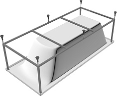 Vayer Каркас для ванны Boomerang 160x70