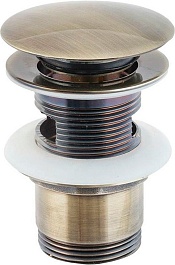 SantiLine Донный клапан SantiLine SL-109 с переливом бронза – фотография-1