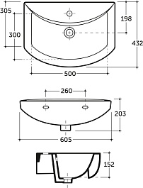 Vigo Мебельная раковина Палермо 60 – фотография-4