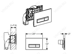 Geberit Кнопка смыва Sigma 40 115.600.KQ.1 – фотография-4