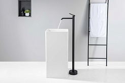 Aquatek Напольный смеситель для раковины Европа AQ1309MB матовый черный – фотография-3