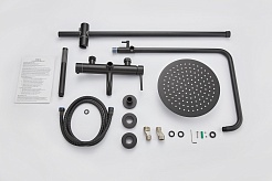 Milacio Душевая система Ultra MCU.151.MB черная матовая  – фотография-11