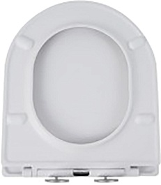 Esbano Сиденье для унитаза Azalea/Clavel белое матовое – фотография-3