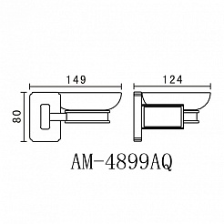 Art&Max Мыльница Gotico AM-4899AQ – фотография-2