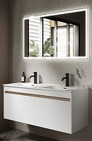 Sancos Мебель для ванной Smart 120-2 белый глянец