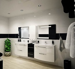 De Aqua Мебель для ванной Лонг 90, зеркало Экстра EXT 90 P – фотография-4